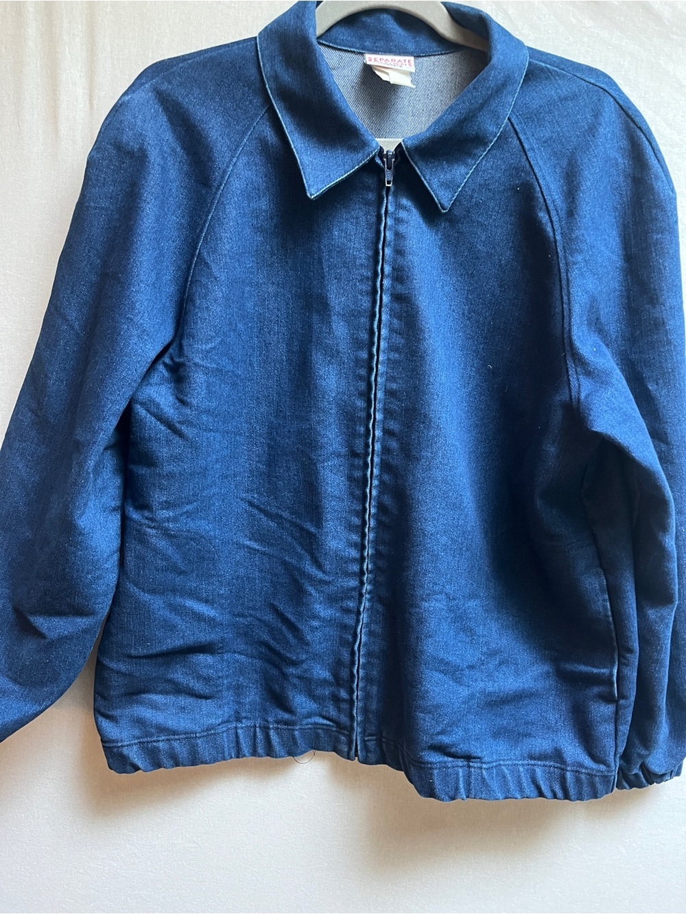 Vintage Koret Separate Editions Denim Full Zip Casual Jacket XL